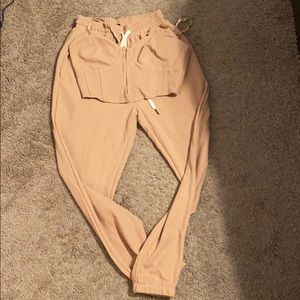 two piece cropped jogger set